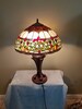 Stained Glass Lamp - Floral Motif - Table Lamp - Accent Lamp 
