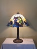 Stained Glass Lamp - Floral Motif - Accent Lamp - Table Lamp 