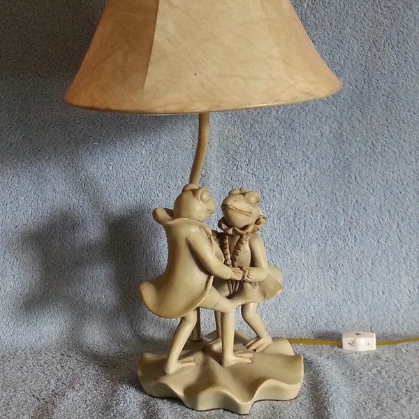 Accent Lamp - Frog Themed Lamp - Nature Themed Lamp - Dancing Frogs Lamp