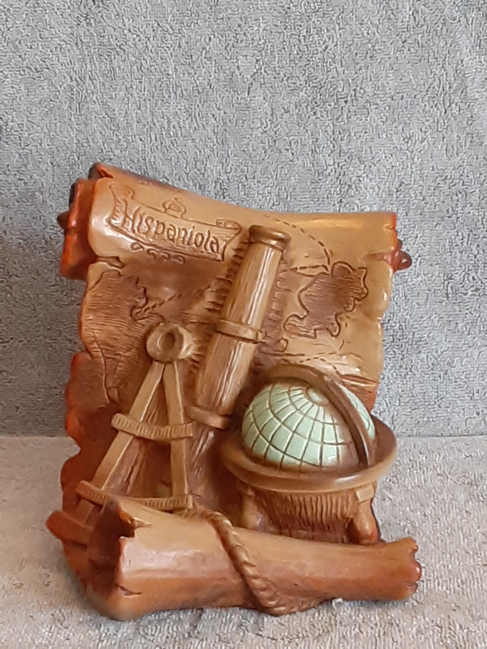 Bookends Universal Statuary Corp. 1967 Nautical Globe Etsy