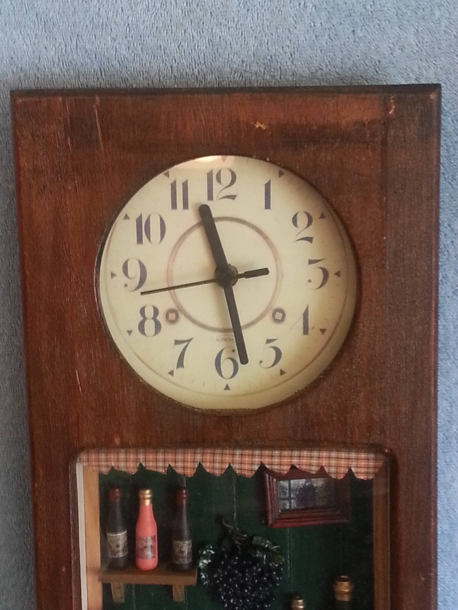 Clock Wall Clock Shadow Box Clock Etsy