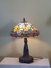 Stained Glass Lamp - Table Lamp - Floral Themed Lamp - Accent Lamp 