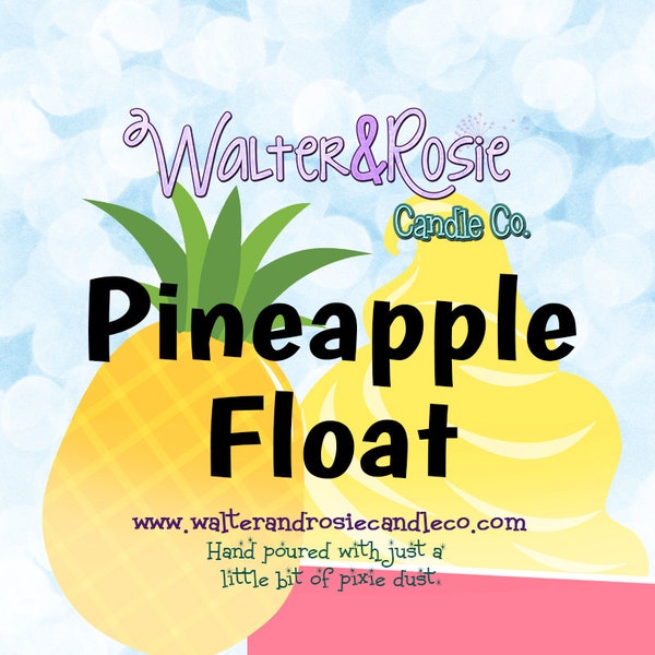 Pineapple Float Candle 8 oz