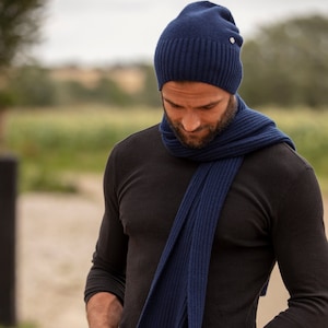 Bonnet en cachemire pour homme, bonnet en cachemire, bonnet en cachemire, bonnet en cachemire pour homme, bonnet en cachemire léger, cachemire pour homme (taille unique)