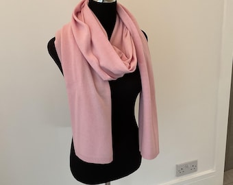 Lightweight Cashmere Scarf: Hand-Finished Soft Wrap