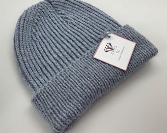 Unisex alpaca and cashmere hat, unisex beanie hat, mens alpaca beanie, ladies beanie hat, alpaca hat, cashmere hat, chunky hat