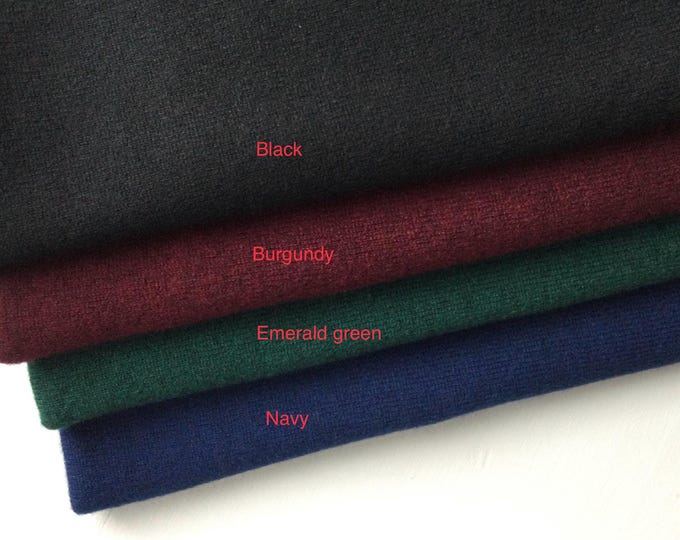 Hand-Finished Cashmere Hooded Snood: Lightweight Knit Cowl Scarf