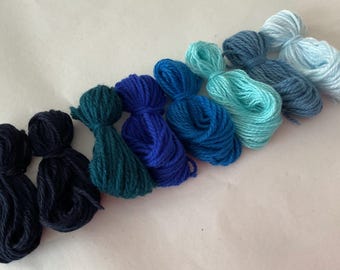 Pure cashmere darning yarn, 100% cashmere repair yarn, cashmere remnants, assorted cashmere darning yarn