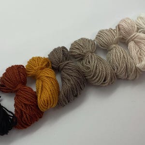 Pure cashmere darning yarn, 100% cashmere repair yarn, cashmere remnants, assorted cashmere darning yarn, darning thread, darning wool