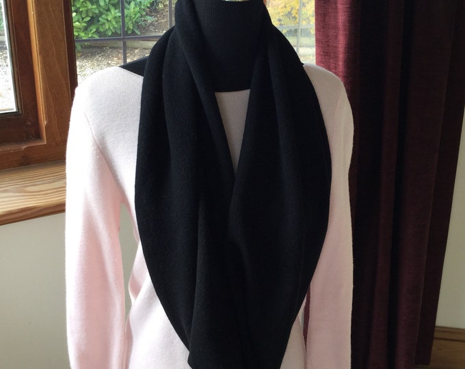Handmade Cashmere Snood: Lightweight Cowl Neck Warmer