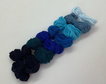 Pure cashmere darning yarn, 100% cashmere repair yarn, cashmere remnants, assorted cashmere darning yarn