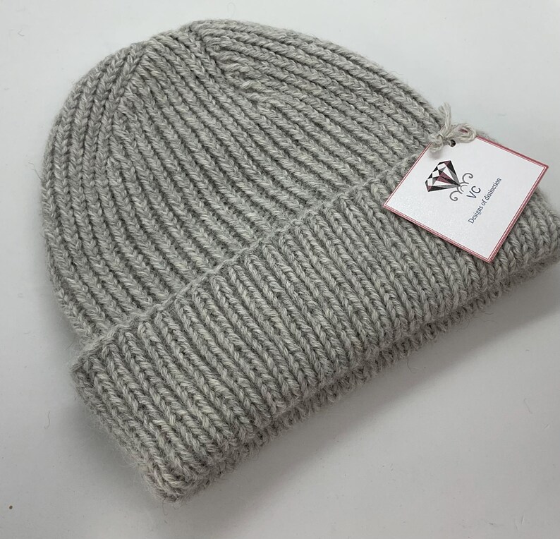 Handmade Alpaca Cashmere Men's Beanie: Hampshire England image 2