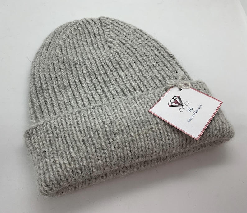Handmade Alpaca Cashmere Men's Beanie: Hampshire England image 5