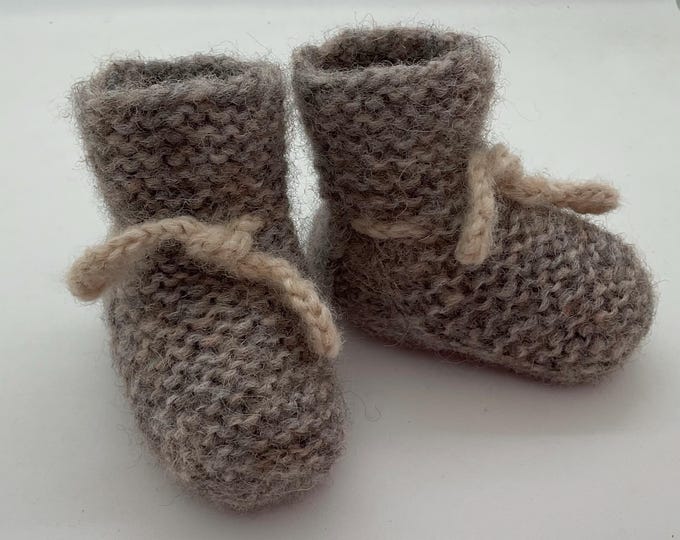 Alpaca Baby boots, baby boots, booties, alpaca footies, baby footies, Alpaca & merino wool new born unisex baby booties, new born booties