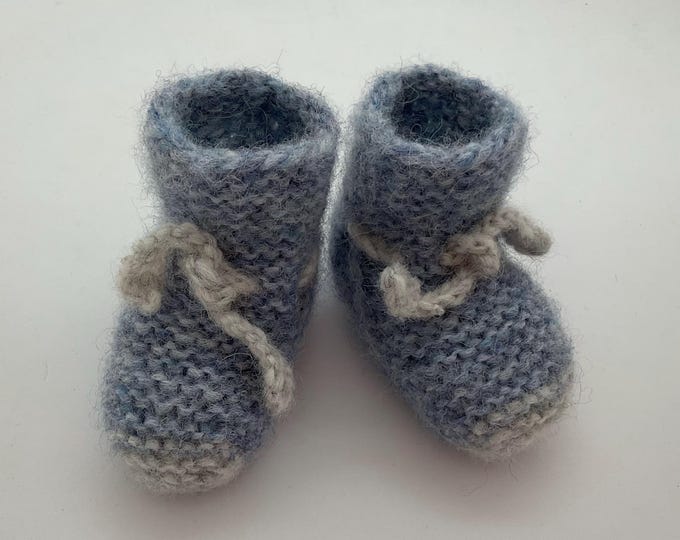 Alpaca Baby boots, baby boots, booties, alpaca footies, baby footies, Alpaca & merino wool new born unisex baby booties, new born booties