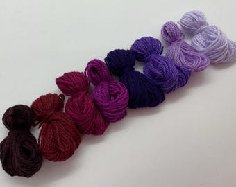 Pure cashmere darning yarn, 100% cashmere repair yarn, cashmere remnants, assorted cashmere darning yarn, darning thread, darning wool