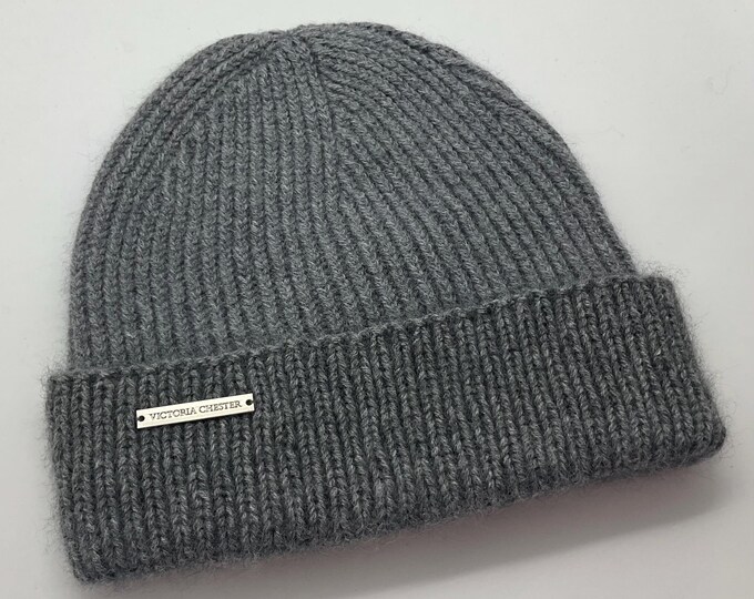 SECOND - Unisex cashmere hat, unisex pure cashmere beanie hat, mens cashmere beanie, ladies cashmere beanie, cashmere beanie,  cashmere hat