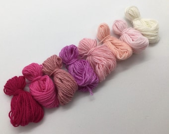 Pure cashmere darning yarn, 100% cashmere repair yarn, cashmere remnants, assorted cashmere darning yarn, darning wool, darning thread