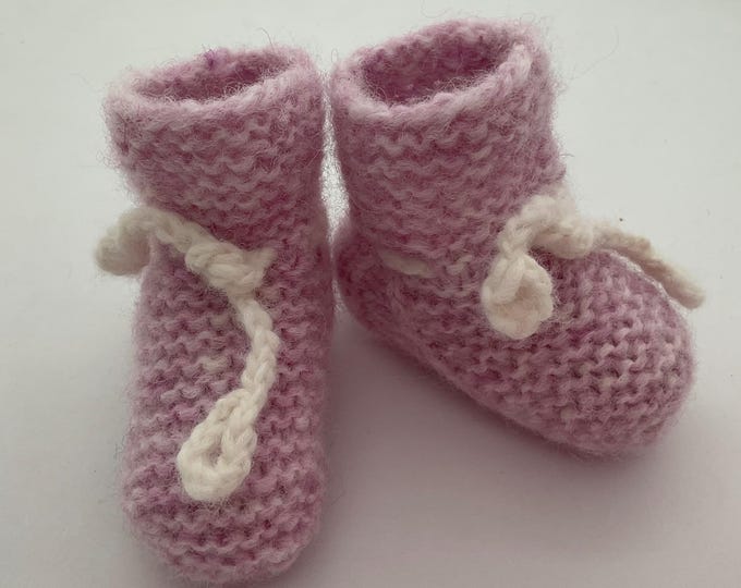 Alpaca Baby boots, baby boots, booties, alpaca footies, baby footies, Alpaca & merino wool new born unisex baby booties, new born booties
