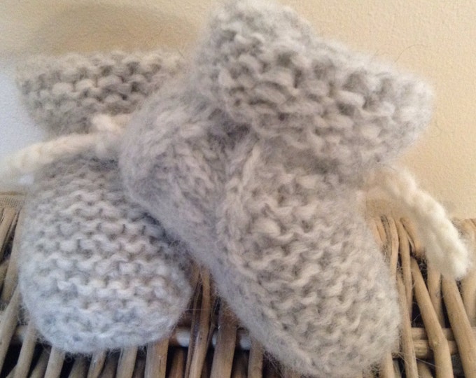 Alpaca Baby boots, baby boots, booties, alpaca footies, baby footies, Alpaca & merino wool new born unisex baby booties, new born booties