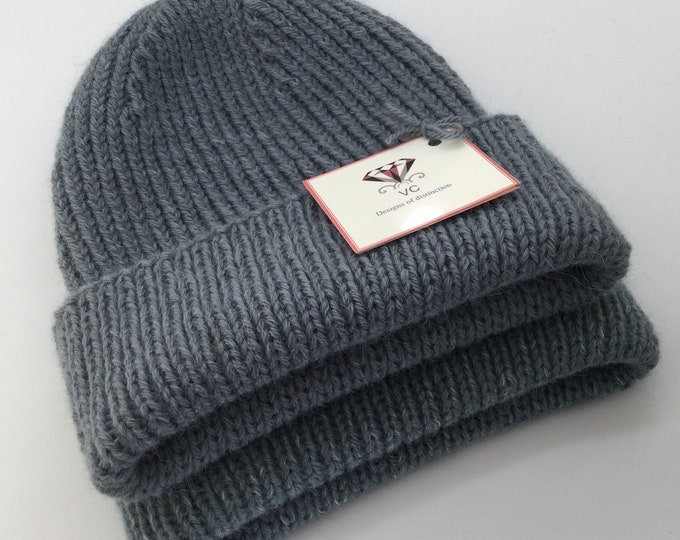 Unisex alpaca and cashmere hat, unisex beanie hat, mens alpaca beanie, ladies beanie hat, alpaca hat, cashmere hat