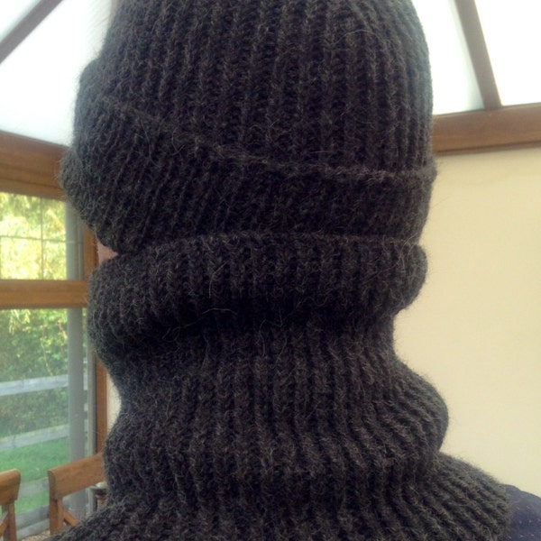 Men’s alpaca and cashmere snood, mens snood, mens alpaca neck warmer, neck warmer