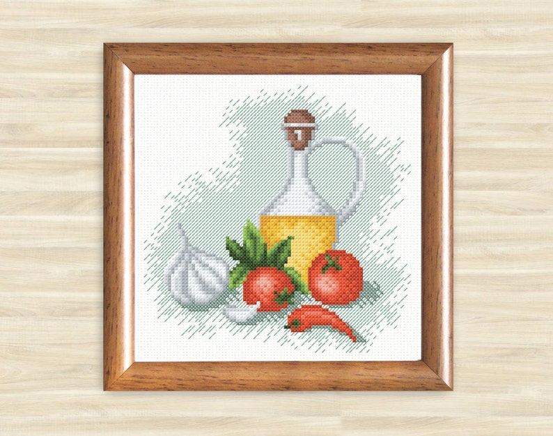 Buy 2 Get 1 Free Cross Stitch Pattern Pdf Tomato Salsa Kitchen Etsy