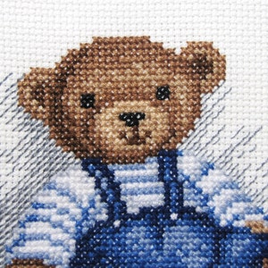 Buy 2 Get 1 Free Teddy Bear Cross Stitch Pattern PDF Baby Boys - Etsy