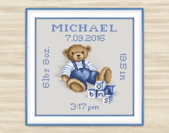 personalised stitch teddy