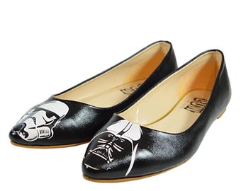 DARK SIDE | Flats - Star Wars shoes (pointed toe flats, Darth Vader shoes, Stormtrooper shoes)