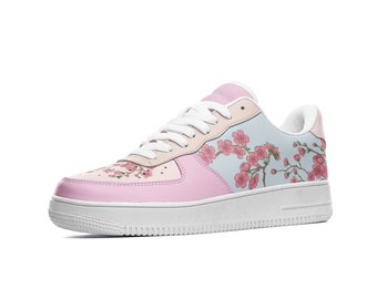 SAKURA | Sneakers - custom low top - cherry blossom shoes