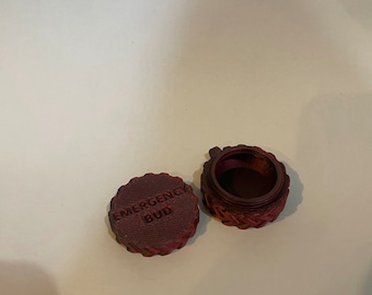 Brelok do kluczy z pojemnikiem na zapasy, małe pudełko do przechowywania wydrukowane w 3D, brelok do kluczy z pojemnikiem awaryjnym, dyskretne etui na tabletki, brelok do kluczy do przechowywania w podróży