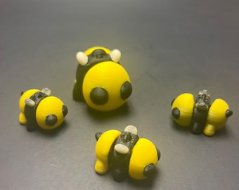 Flexible Fidget Bee | 3D Printed Articulated Bee Toy | Sensory Desk Fidget | Cute Bumblebee Gift for Kids