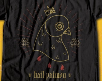 Hail Paimon - horror t-shirt / Demon / Demonology / Occult lore / spooky gift / Witchcraft design / King of Hell tee / Pigeon Head