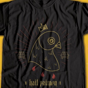 Hail Paimon - horror t-shirt / Demon / Demonology / Occult lore / spooky gift / Witchcraft design / King of Hell tee / Pigeon Head