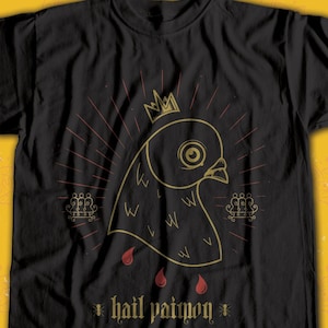 Hail Paimon - horror t-shirt (UK Listing) / Demonology / Occult lore / spooky gift / Witchcraft design / King of Hell tee / Pigeon Head