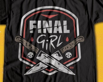 Survivor - Final Girl Horror t-shirt / Scream Queen t shirt / Horror gift / Slasher movie shirt / 80s horror / VHS horror