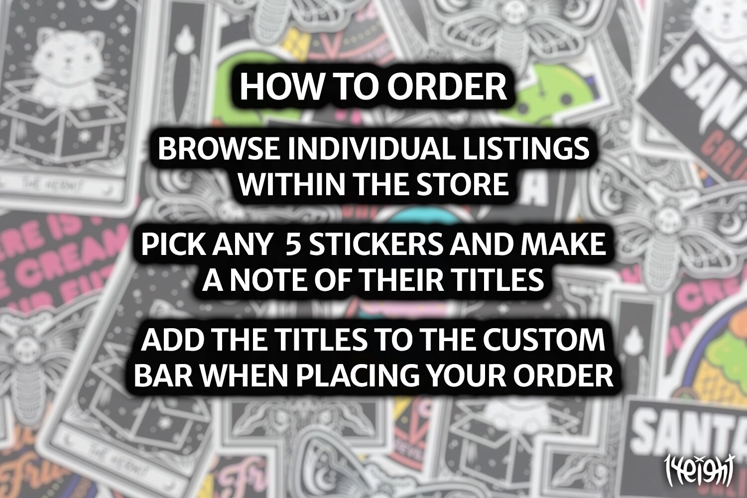 Entry Key Match Sticker Mix and Match Sticker Bundle / Multi Buy / Gothic Stationery / Horror ...