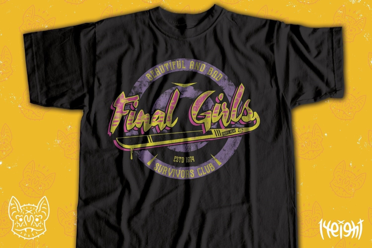 Fight Like A Final Girl - Horror t shirt / Scream Queen t shirt / Horror gift / Slasher movie shirt / 80s horror / VHS horror