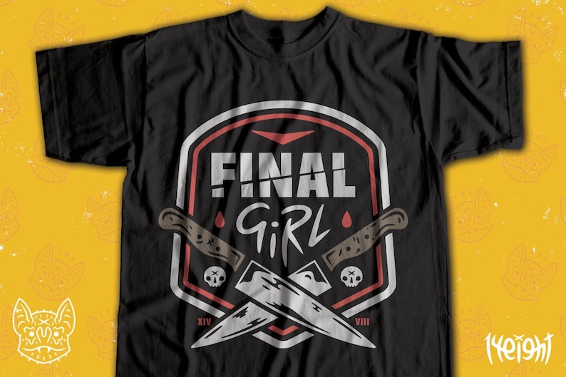 Final Girl horror tshirt