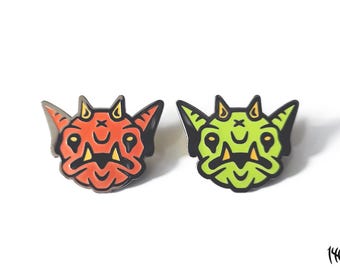 Level 1 Imp – Monster-Anstecknadel aus Hartemaille / Goblin-Brosche / Jackenaccessoire für Rollenspiele / Dungeon Crawler