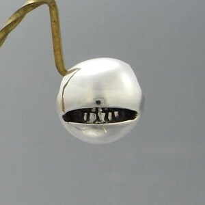 anti-leende boll S_P (s_m-P.08) / endast hänge topp utan kedja sterlingsilver smycke utan leende