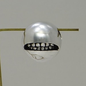 anti-leende boll L_P2 (s_m-P.83) / endast hänge topp utan kedja sterlingsilver smycke utan leende