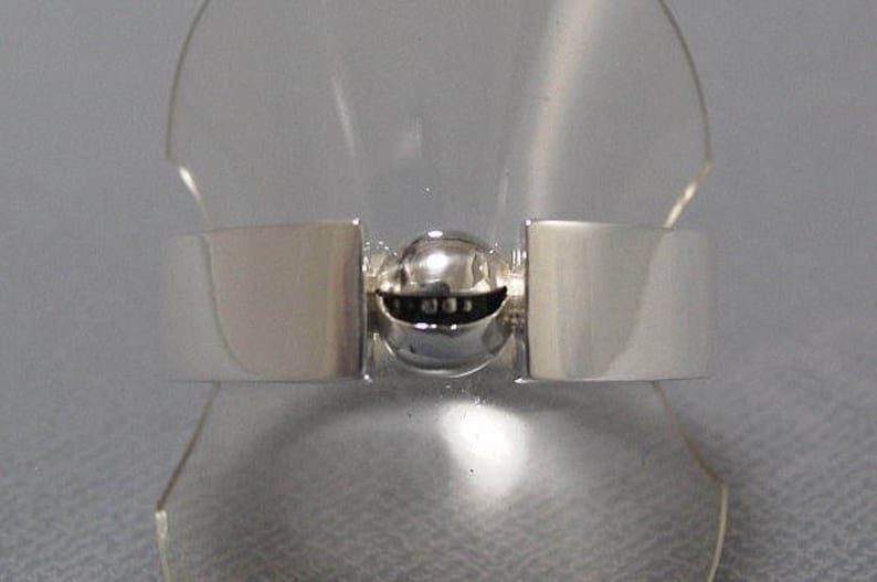 smile jewelry ring sterling silver ball smile ball ring/_3 s/_m-R.07