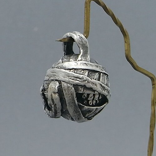 Mummy smile pendant_P (s_m-P.49) / only pendant top shops without a chain sterling silver smiley monster jewelry