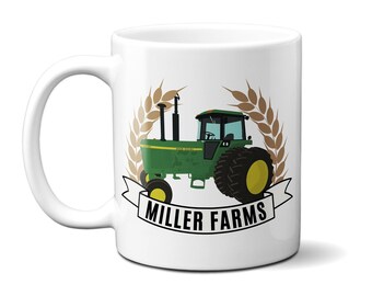 Personalized Tractor Mug | Personalized Tractor Gift | Personalized Farmer Gift | Custom Tractor Gift | Classic Tractor Mug | 11 or 15 oz