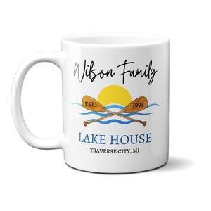 Personalized Lake House Mug | Custom Lake House Mug | Personalized Lake Mug | Personalized Lake Gift | Custom Lake Mug | 11 oz or 15 oz Mug