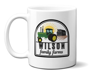 Personalized Tractor Mug | Personalized Tractor Gift | Personalized Farmer Gift | Custom Tractor Gift | Classic Tractor Mug | 11 or 15 oz