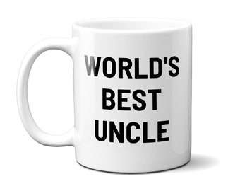 Tazza da ufficio "Miglior zio del mondo" / 11 oz o 15 oz