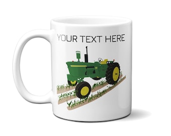 Personalized Tractor Mug | Personalized Tractor Gift | Personalized Farmer Gift | Custom Tractor Gift | Classic Tractor Mug | 11 or 15 oz